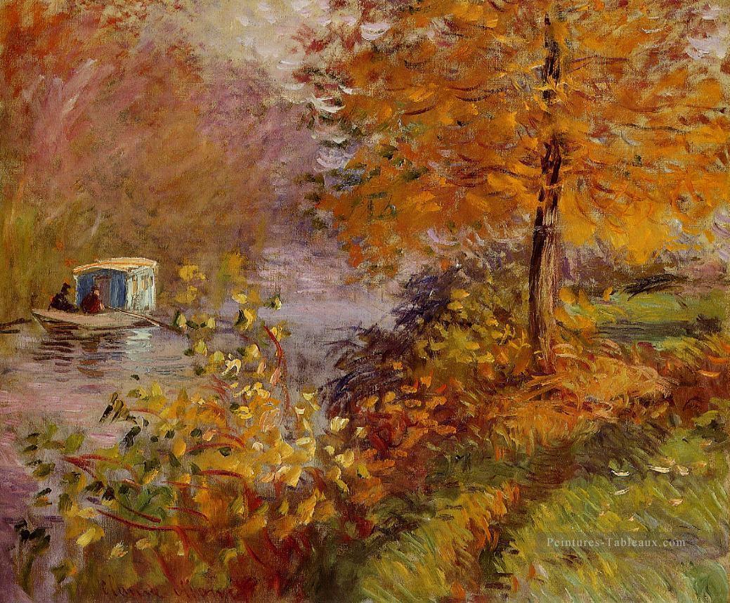 Le Studio Bateau Claude Monet Peintures à l'huile